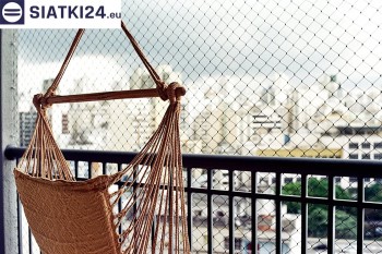 Siatki Konstancin-Jeziorna - Zabezpieczająca siatka ze sznurka na balkon dla terenów Konstancin-Jeziorna